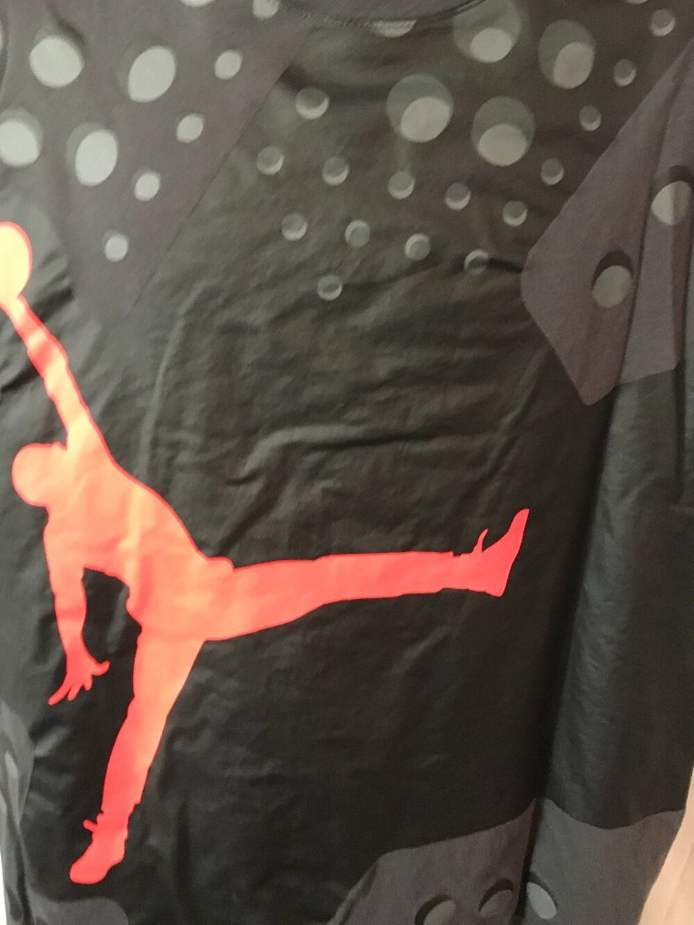 Jordan 3-D Style Activewear Athletic Sport Cut Tee Shirt - Picture 3 of 5